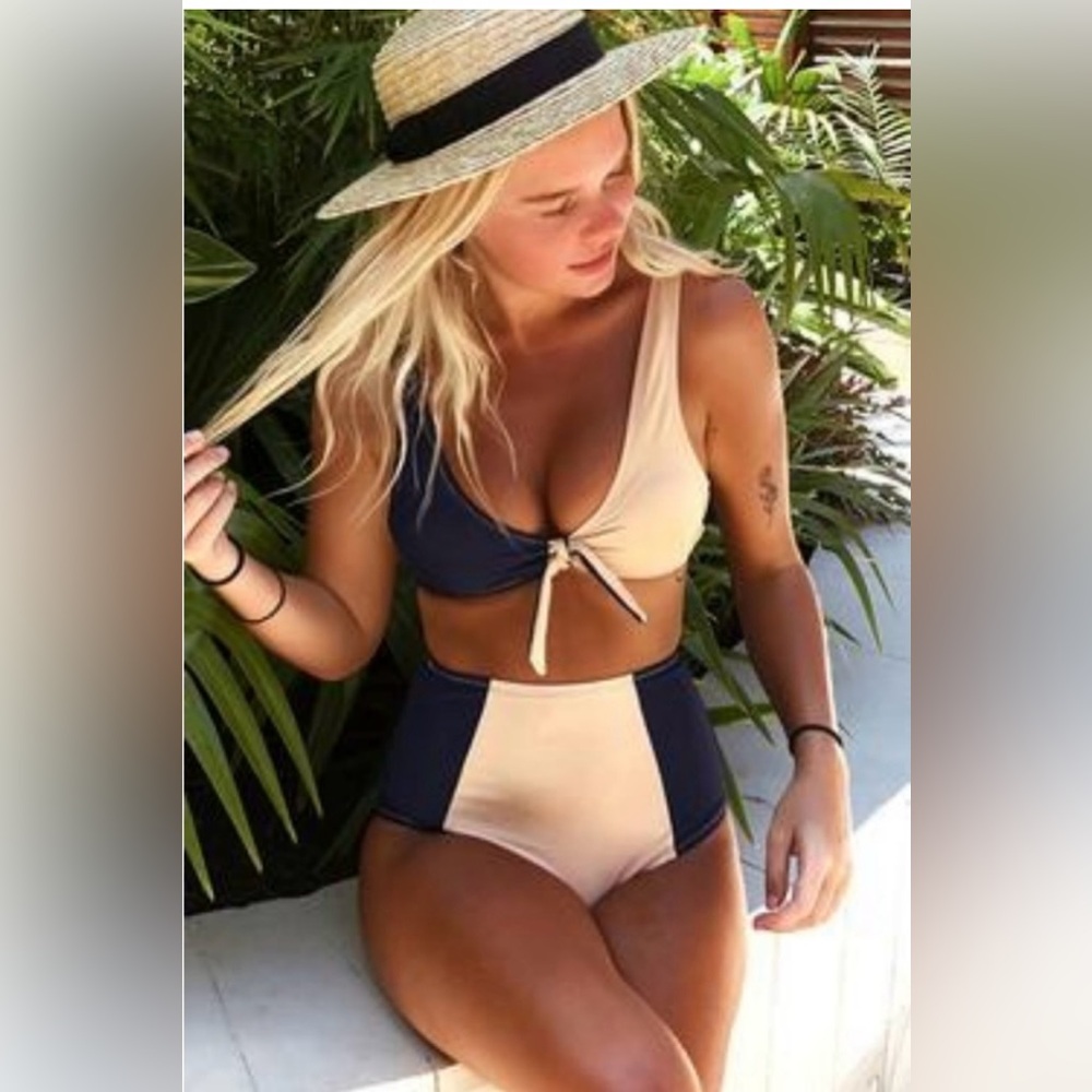 CUPSHE Colorblock Bikini Bottom